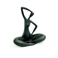 Decor female figure in lotus position image