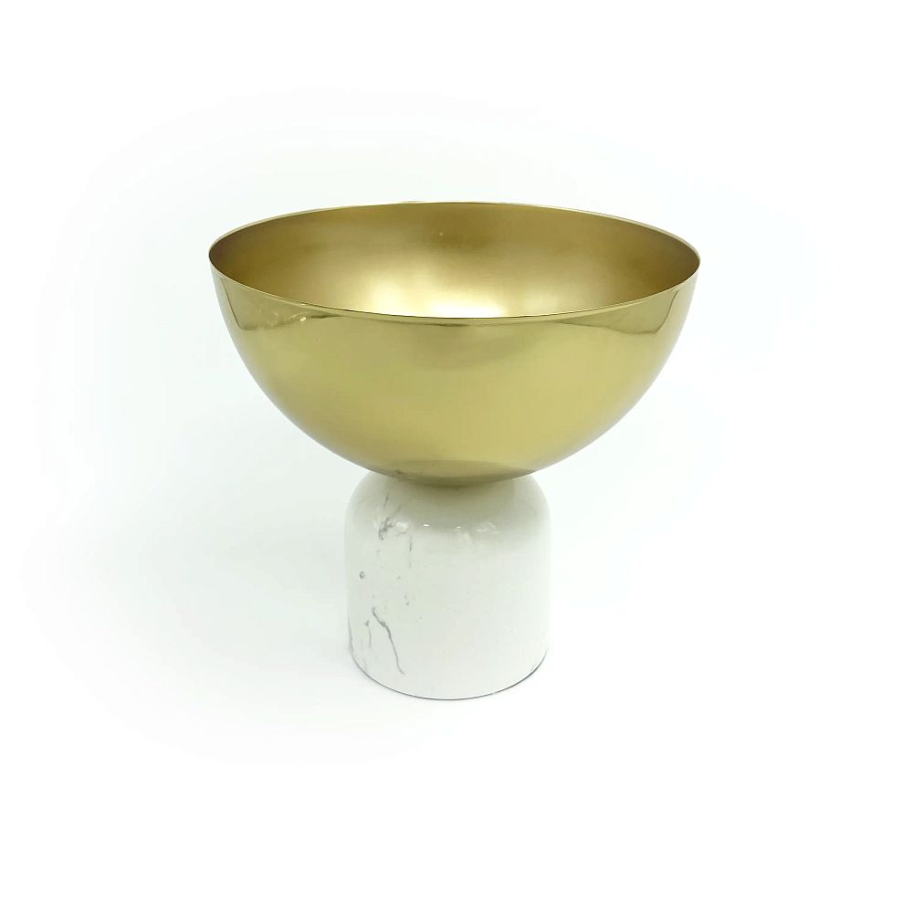 Decor gold goblet vase